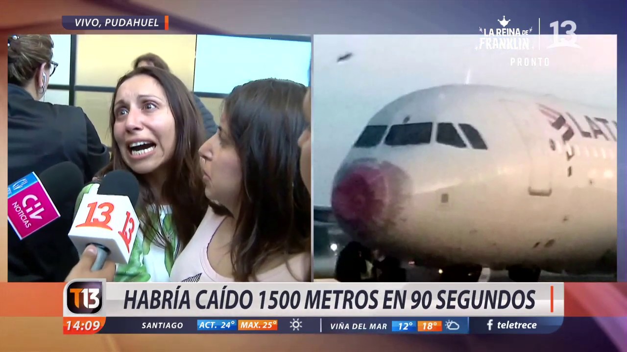 V Deo Terror En Avi N De Latam Cay Metros En Segundos