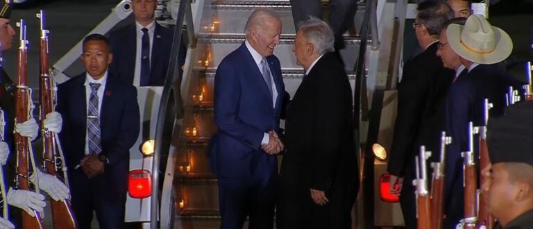 AMLO recibió a Biden en el AIFA tras una semana de idas y vueltas