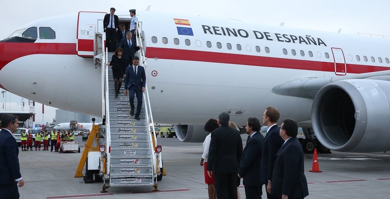 Empresarios turísticos irán en el avión presidencial español a 